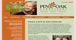 Desktop Screenshot of pinoakcaregivers.com